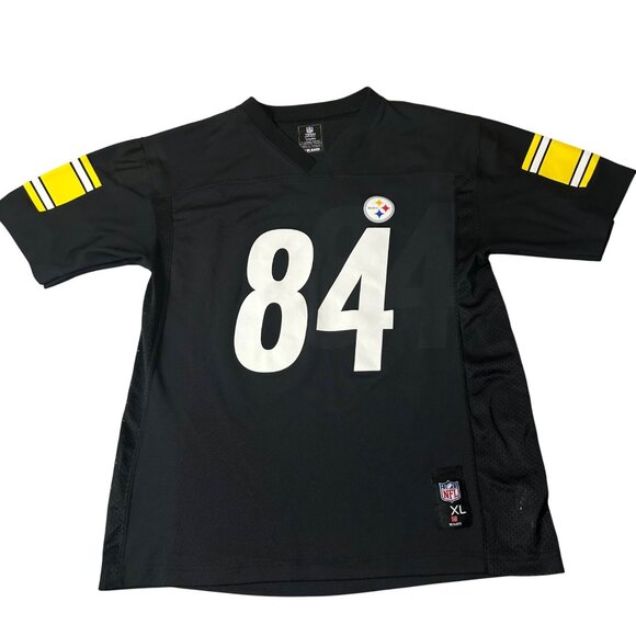 NFL Pittsburgh Steelers Youth Antonio Brown #84 Black Jersey XL Team Apparel‎ - Picture 1 of 7